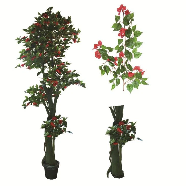 Faux Bougainvillea Tree